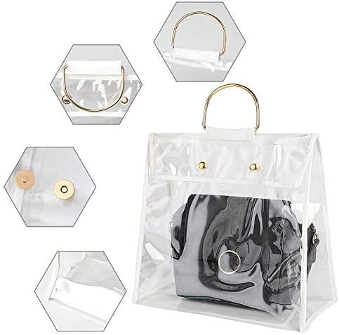 UNIE Clear Bolsa Bolsa Bolsa Organizador de capa de poeira para armário pendurado