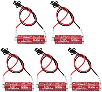 GRE Energia 5 pacote ER6C AA 3.6V 1800mAh PLC Bateria de substituição da bateria para F2-40BL, F240BL, F1, F2, FX, FX1,