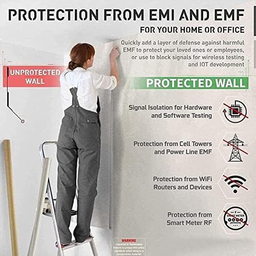 Tecido de proteção de adswin emf, proteção de radiação de fibra prateada Fabric Conductive Streathable Breathable para RF/LF