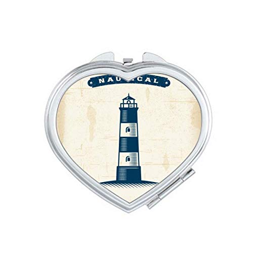 Lighthouse Navigation Militare Ocean Mirror Travel Magnificação portátil Magno de bolso de mão