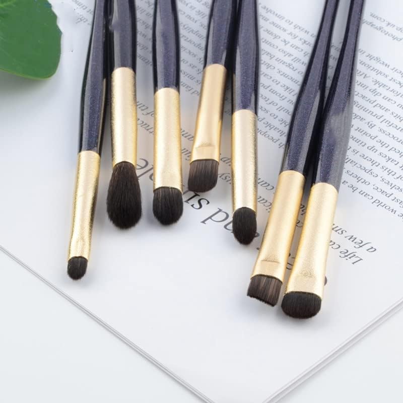 LLly Makeup Brush 11pcs/pincéis de maquiagem azul define pó de contorno esculpindo marcador de marcação de obra de sobrancelha de