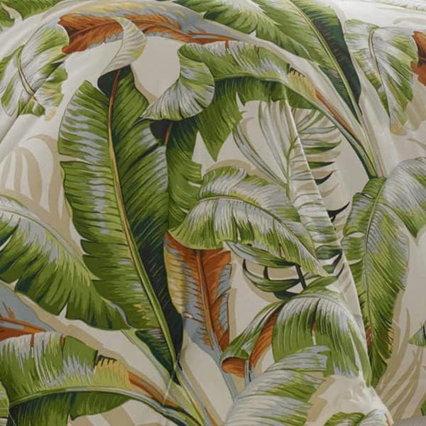 Tommy Bahama - Conjunto de capa de edredom king, cama de algodão com shams e fechamento de botões, decoração de casa