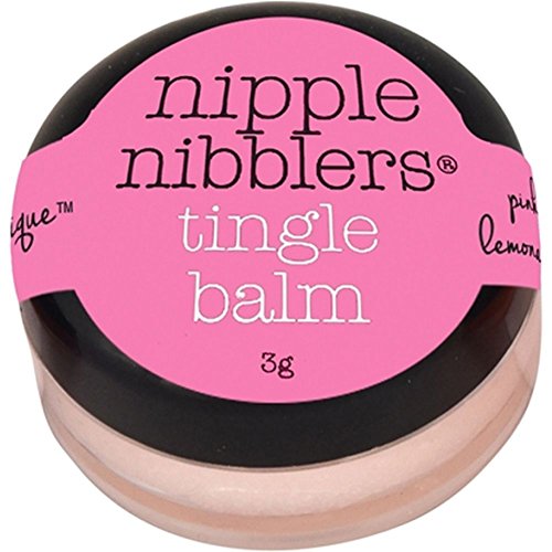 Balm de tingle mamilos, limonada rosa, 3g, rede wt., Jar