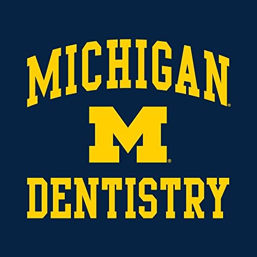 Departamentos de logotipo do arco de Michigan Wolverines, camiseta da faculdade, cor da equipe