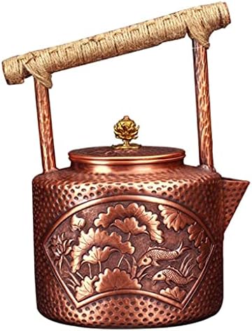 Simplicidade criativa japonesa Tetsubina de ferro fundido japonês Teapot Tetsubin Tea Kettle 200ml Feito de cobre puro sem revestir