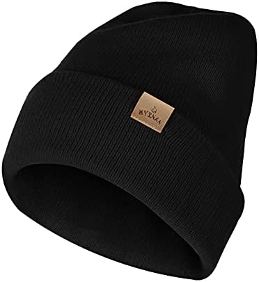 Hysnan Mens Beanie Merino Chapéus quentes para homens malha malha