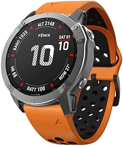 Kappde Silicone 26mm 22mm Remação rápida Band para Garmin Fenix ​​6 6s 6x Pro 5x 5 5Plus 3 hr 935 S60 assistir EasyFit