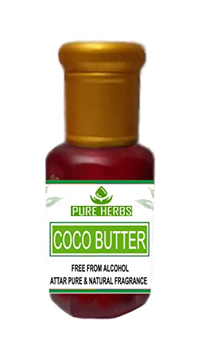 Ervas puras Coco Mutter Attar livre de álcool para unissex, adequado para ocasiões, festas e usos diários 3ml