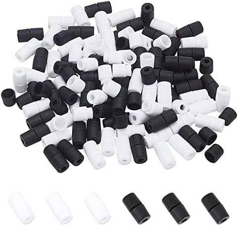 PH Pandahall Fechos de Breakaway, 160pcs 2 cores Conector de barril Fivela Coloque de segurança Fiftles Burca de plástico Fivela