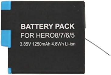 AHDBT -801 Substituição da bateria para a câmera GoPro Hero 7 HD Black - Compatível com Bateria totalmente decodificada SPJB1B