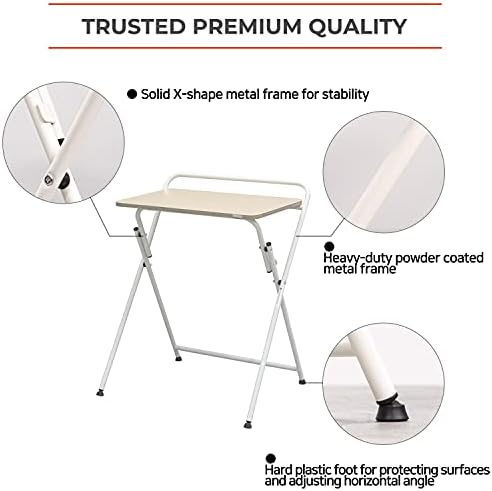 Sofsys Modern Dobing Desk para pequeno espaço, jogos de computador, redação, organização de estudantes e escritório