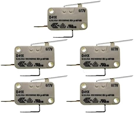 Interruptor de balancim aagaza 5pcs d41x micro-switch D41 0.1a250v 125-250vac 5e4 40t150 interruptor industrial