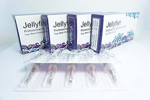 Jellyfishpro Professional descartável 12 Cartucho de agulha de tatuagem padrão Magnum 20pcs