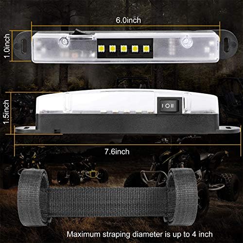 Auto Power Plus Universal Roll Bar Mount para luz LED UTV Interior Dome Light Utility Utilitário envolvente barra de rolagem