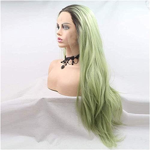 XZGDEN WIGS Hair peruca renda dianteira Fibra química Peruca Europeia e Americana Cabelo Longo Cabelo Longo Cabelo Longo