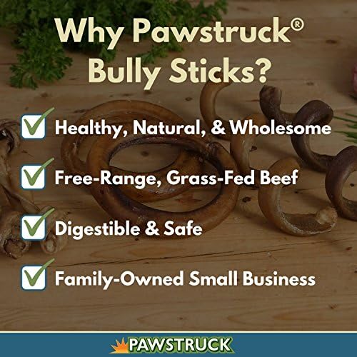 Bully Stick Springs for Dogs - guloseimas dentárias de cachorro a granel natural e mastigação saudável, melhor pizzle