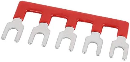 X-Dree 10pcs 600V 25A 6mm Pitch 5 Posição PCB Terminal Block Strip Barreira Red (10pcs 600 ν 25a 6mm Pitch 5 Posição