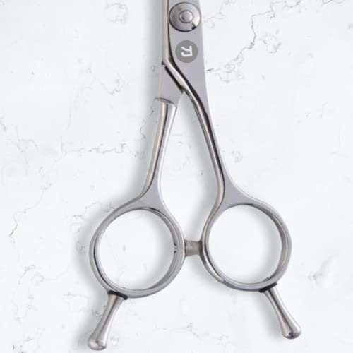 Saki Shears Odachi 5,5 Capéu de corte de cabelo/tesouras - alças retas - Tangs duplos - zero deslocamento - tesoura de cabelo