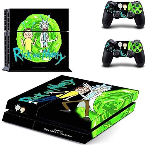 PS4 Console e 2 controlador Tampa de pele de vinil Conjunto de proteção PlayStation 4 Gaming - Cartoon engraçado por Sr. Skin