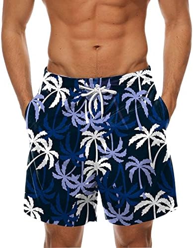 XXBR Mens Hawaiian Board Shorts Verão Summer Burunks de férias respiráveis ​​Troncos de natação Ocean Animal Prind Casual Beach