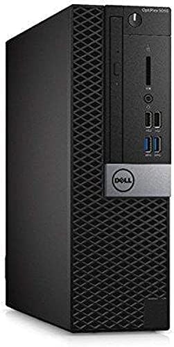 Dell Optiplex 5050 Desktop de fator de forma pequeno, Intel Core i5-6500, 16 GB DDR4 RAM, 512 GB SSD, Windows 10 Pro Black