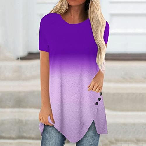Mulheres Camisa de manga curta outono verão 2023 Crew algodão gráfico de algodão solto ajuste plus size blusa camiseta para meninas