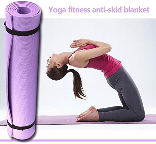 Yihang Yoga Mat-fitness não deslizante ecológico, tapetes de ioga para homens com tiras on-the-go para todos os tipos de