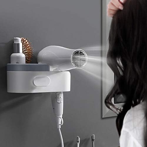 BKDFD Multifunction Hair Sceter Selder de parede Montada com parede Secador de rocha Organizador de armazenamento