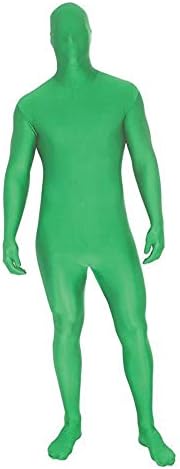 FOTOCONO CROMAKEY Body Bodysuit verde para efeito fotografia de vídeo fotográfica, Spandex Stretch Fit por 170 cm a 190cm de