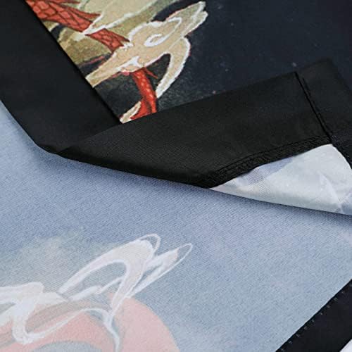 XXBR Cardigan Kimono Japanese para homens, LONCE OPEL FRONTE DA MANELA 3/4 MANEVA UKIYOE DRAGON PRIMENTO CAMISTAS CASUAL CASUAL