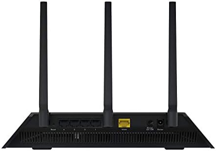 NetGear Nighthawk R7350 AC2400 Router: Wi-Fi Fast Beamforming para jogos, streaming 4K UHD. 2400 Mbps, 2500 pés quadrados,