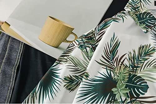 2023 Novos camisas florais havaianas masculinas Button Button Down Down Holiday Tropical Beach Shirts com tops de poliéster de bolso