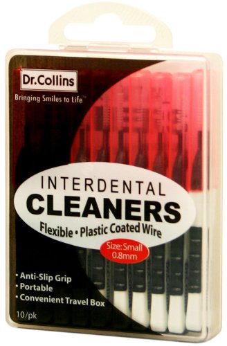 Dr. Collins interdental Cleleners Smalls, Pacotes de 10 contagens