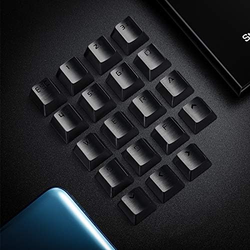 Hallsen Metal Keycaps Mechanical Gaming Teclado WASD CAPS CAPS PARA FPS & MOBA, KIT ATUALIZADO ATENHONENTE ATENAGENS