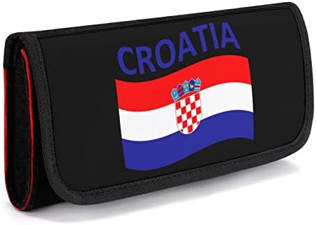 Bandeira da Croácia Caixa de transporte para o switch Console Storage Bag Solder Acessórios de jogo com slot de cartão