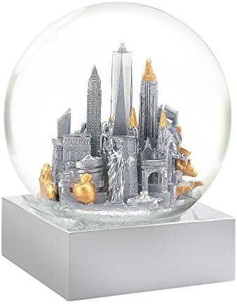 Coolsnowglobes New York City Silver Cool Globe