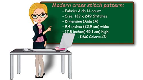 Cross Stitch Patterns Stage de Natal PDF/Modern Counted Easy fofo Chart Cross Stitch para iniciantes/Michael personalizado meias de