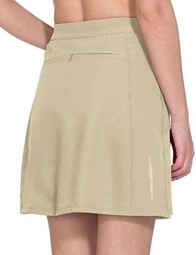 Little Durnkey Andy Athletic Skort Saias Upf 50+ Salia causal de tênis de golfe seco rápido com bolsos