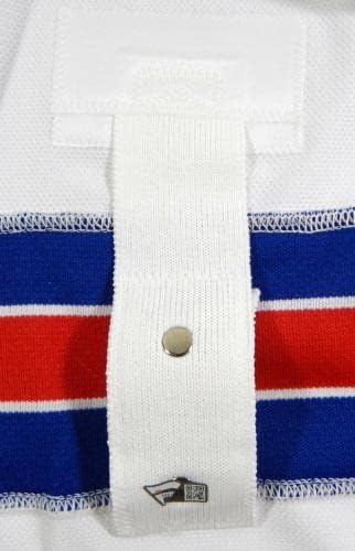 Jogo em branco do New York Rangers emitiu White Jersey 58 DP39133 - jogo usado NHL Jerseys