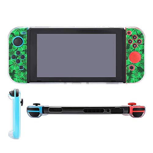 Caso para o Nintendo Switch, Green Gradient Shamrock Five Pieces Definir acessórios de console de casos de capa protetores