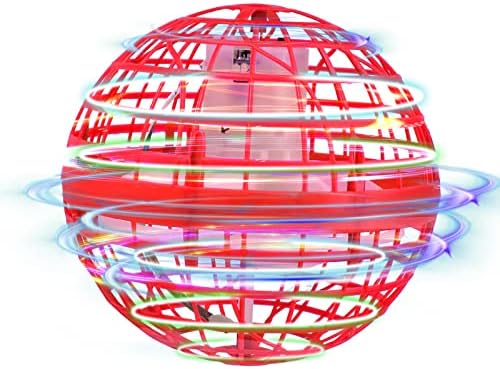 Brinquedos de bola voadora, Novo Mini Drone do Magic Controller, Luzes RGB embutidas Spinner 360 ° Girando OVNIO ONE