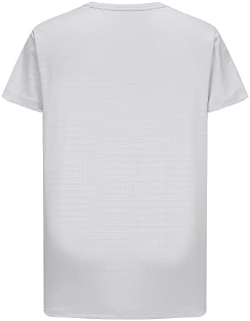 Camisas de exercícios Gramval para homens Crew pescoço de manga curta de ginástica rápida seco atlético camiseta ativa wicking