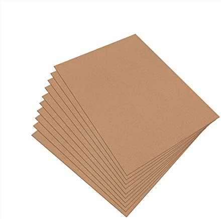 Folhas de chipboard, leves .022 grossos - folhas de papelão, quadro hardboard para correspondência, almofadas de envio, tabuleiro de