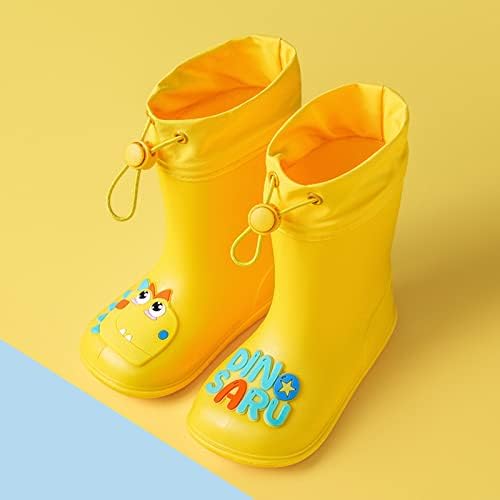 Cartoon Dinosaur Children Boots Rain Non Slip Kids Rainboots Sapatos de água para meninas