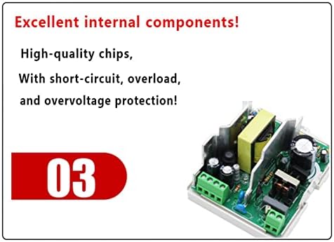 Suprimento de alimentação de troca de trilho do Uncaso DIN DR-15W 30W 45W 60W SAÍDA ÚNICA 5V 12V 24V AC DC DC DIVERSIDADE