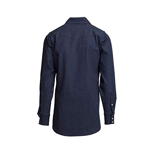Lapco DS-18-M Shirts de soldador pesado, algodão, 10 oz, 18 médio, jeans