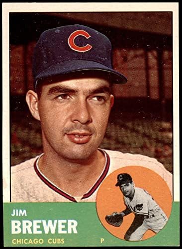 1963 Topps 309 Jim Brewer Chicago Cubs VG/Ex Cubs