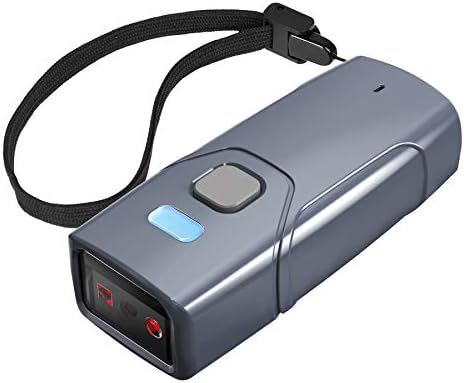 Scanner de código de barras INATECK 2D, scanner de código de barras Bluetooth, Bluetooth 5.0, scanner de bolso, faixa de