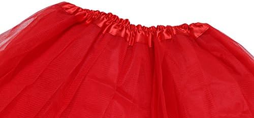 Goodteck recém -nascido infantil menina profissional 3 camadas de dança tutu tule skirt¡