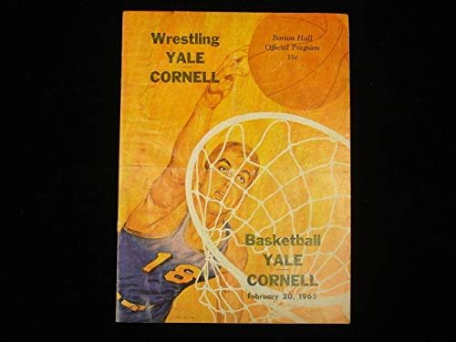 20 de fevereiro de 1965 Universidade de Yale @ Cornell Basketball Program - Programas da faculdade